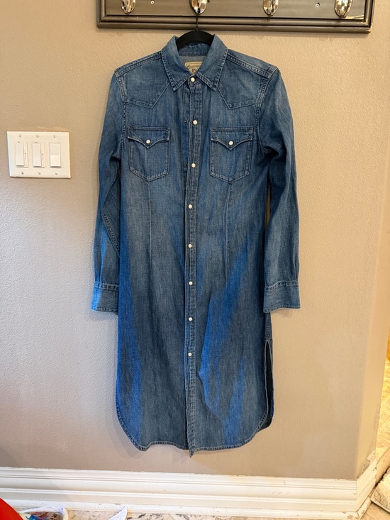 Polo Ralph Lauren Dresses & Skirts - Polo by Ralph Lauren Denim Long-Sleeve Shirt Dress in Blue